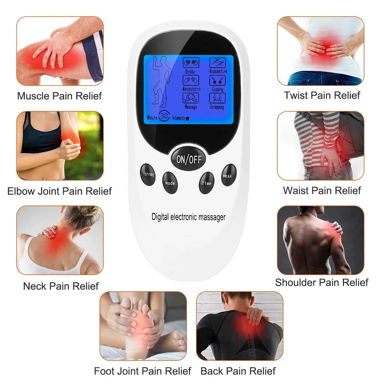 AlignPro Dual-Channel TENS Pulse Massager AlignPro